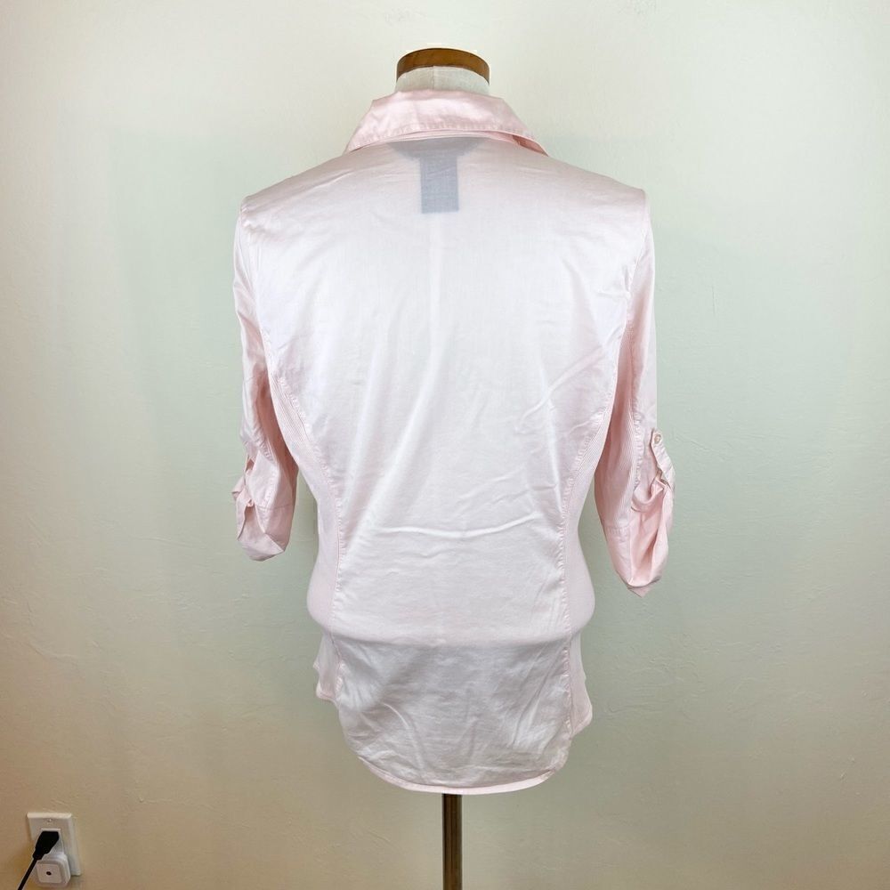 Norma Kamali Roll-Up Cuffs Button Down Shirt - Picture 5 of 6